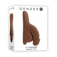 Gender X 4" PACKER - Dark Brown 10cm Packer