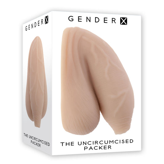 Gender X THE UNCIRCUMCISED PACKER - Light - Flesh 11.5cm Packer Dildo Dong