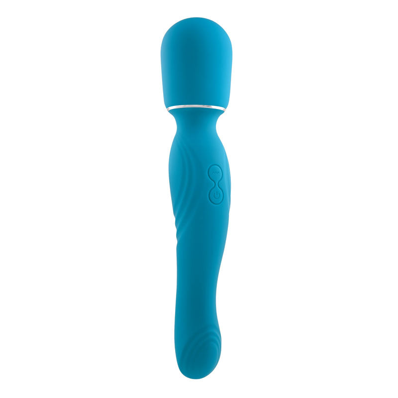 Gender X DOUBLE THE FUN Blue 26.7cm USB Rechargeable Dual Ended Vibrator Wand