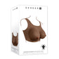 Gender X UNDERGARMENTS - PLATE D-CUP - Dark Brown Wearable Breasts - D-Cup Size