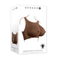 Gender X UNDERGARMENTS - PLATE E-CUP - Dark Brown Wearable Breasts - E-Cup Size