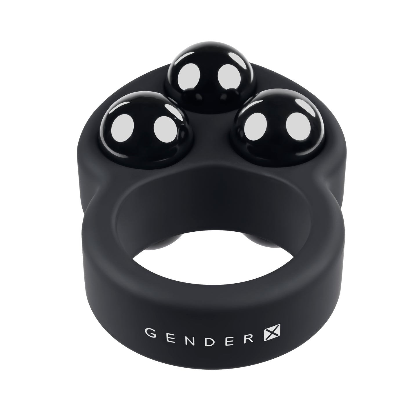 Gender X WORKOUT RING - Black Weighted Cock Ring