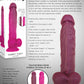 Gender X SWEET TART Purple/Pink 21cm Colour Changing Dong Dildo