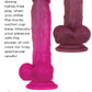 Gender X SWEET TART Purple/Pink 21cm Colour Changing Dong Dildo