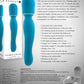 Gender X DOUBLE THE FUN Blue 26.7cm USB Rechargeable Dual Ended Vibrator Wand