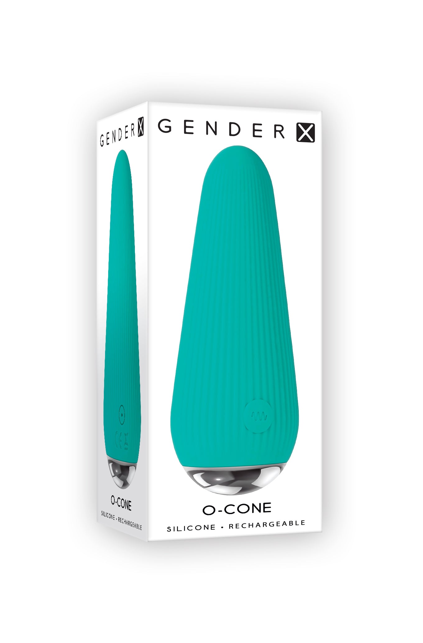 Gender X O-CONE Blue 10.8cm (4.25") USB Rechargeable Bullet Vibrator