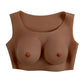 Gender X UNDERGARMENTS - PLATE C-CUP - Dark Brown Wearable Breasts - C-Cup Size