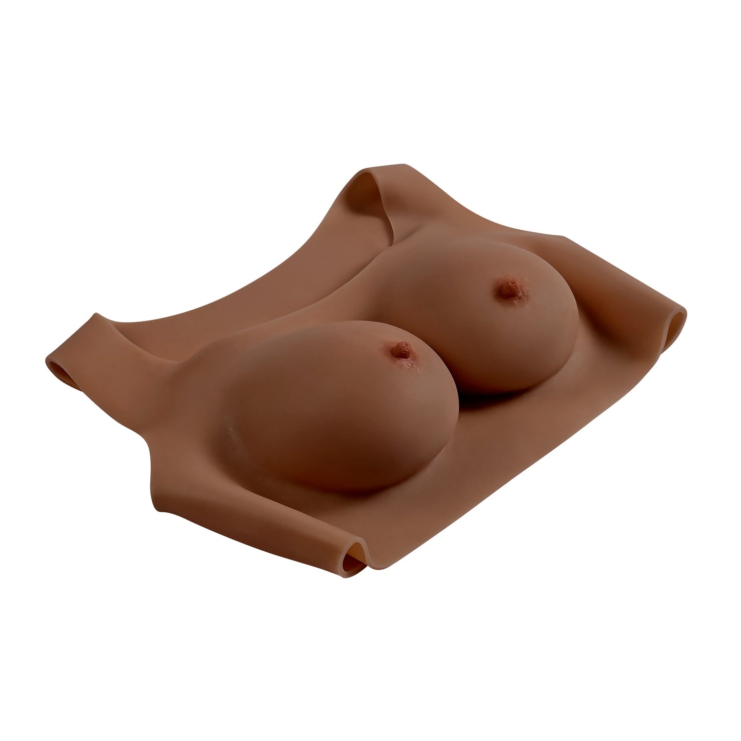 Gender X UNDERGARMENTS - PLATE C-CUP - Dark Brown Wearable Breasts - C-Cup Size