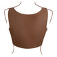 Gender X UNDERGARMENTS - PLATE D-CUP - Dark Brown Wearable Breasts - D-Cup Size