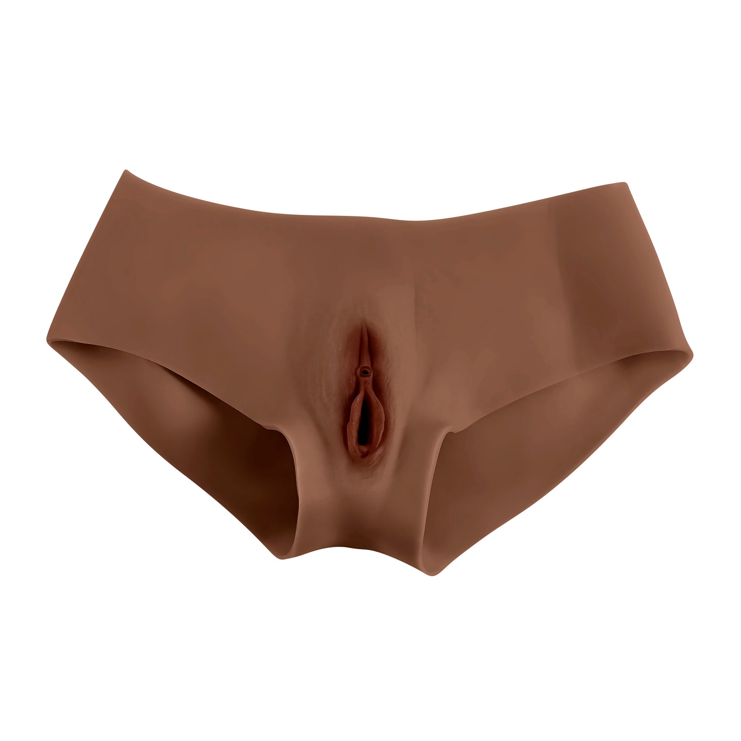 Gender X UNDERGARMENTS - BRIEFS - Dark Brown Wearable Vagina Briefs