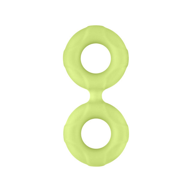 Forto F-81: Double Ring (Liquid Silicone) Cock & Ball Ring 44mm/47mm/51mm