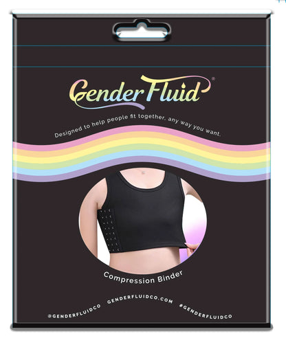 Shibari | Gender Fluid Chest Compression Binder Black M/L/XL/2XL/3XL