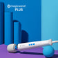 Magic Wand Plus White Powered Massage Wand Vibrator