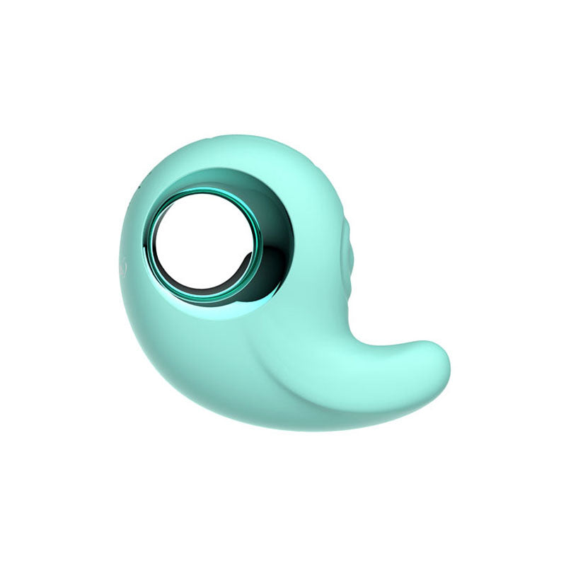 Adam & Eve CURVY CUTIE PLEASURE COMBO - Teal Tapping Stimulator