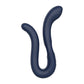 Adam & Eve TWISTED TEMPTATIONS Bendable Vibe - Navy Blue 22.4cm Bendable Dual Vibrator