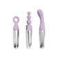 Adam & Eve SWEET DREAMS MASSAGER KIT - Lavender Point Stimulator with 8 Interchangeable Tips