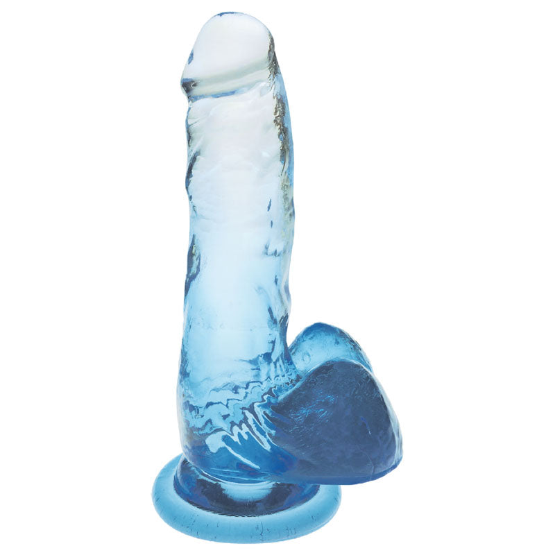 Icon Brands | Shades 7" Jelly TPR Blue 17.8cm Dong Dildo