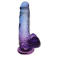 Icon Brands | Shades 7" Jelly TPR Violet 17.8cm Dong Dildo