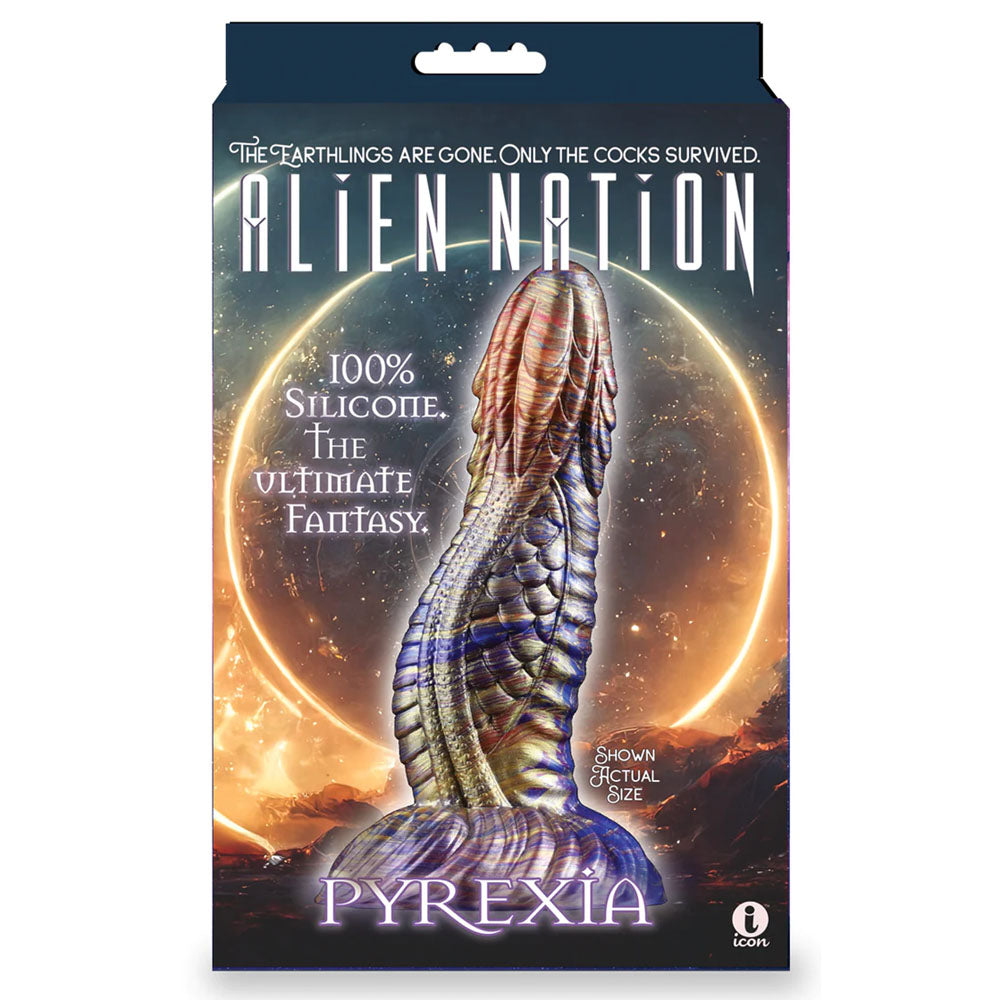 Icon Brands | Alien Nation - Pyrexia Metallic Coloured 17.8cm Fantasy Dong Dildo