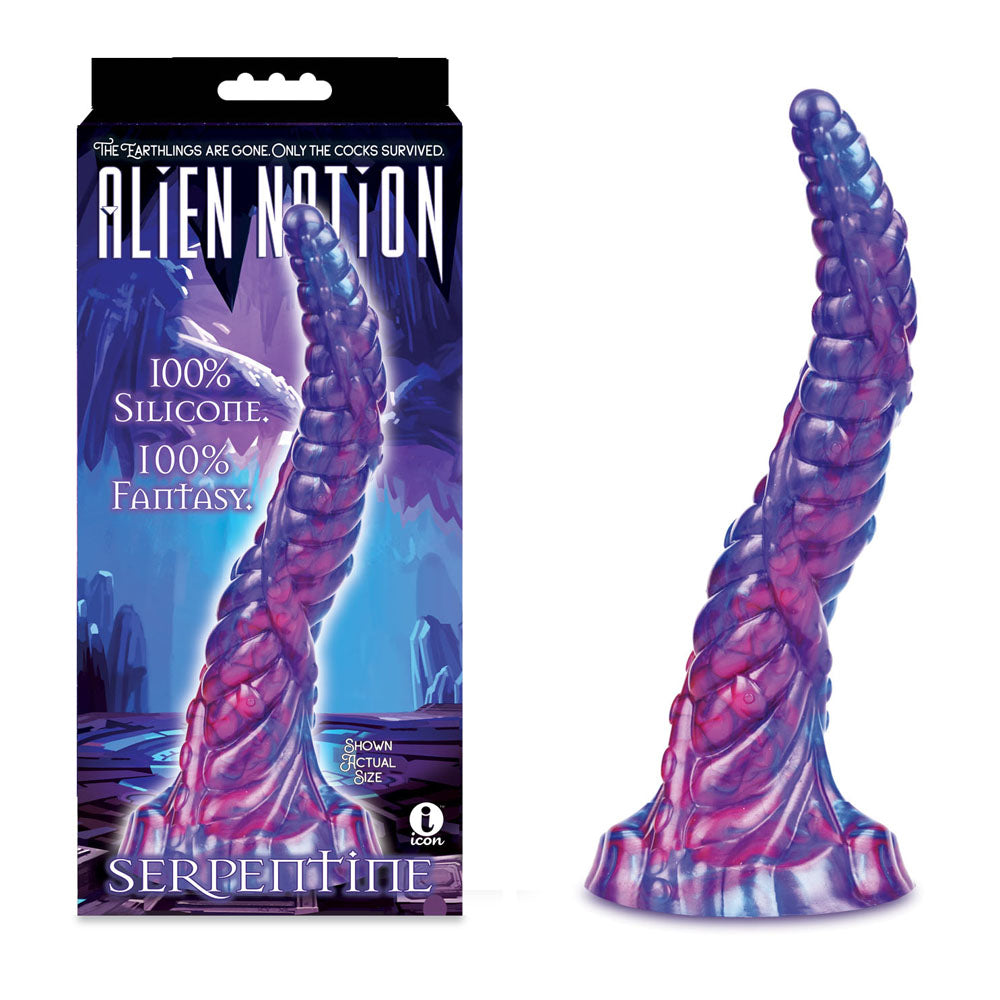 Icon Brands | Alien Nation - Serpentine Purple 30cm Fantasy Dong