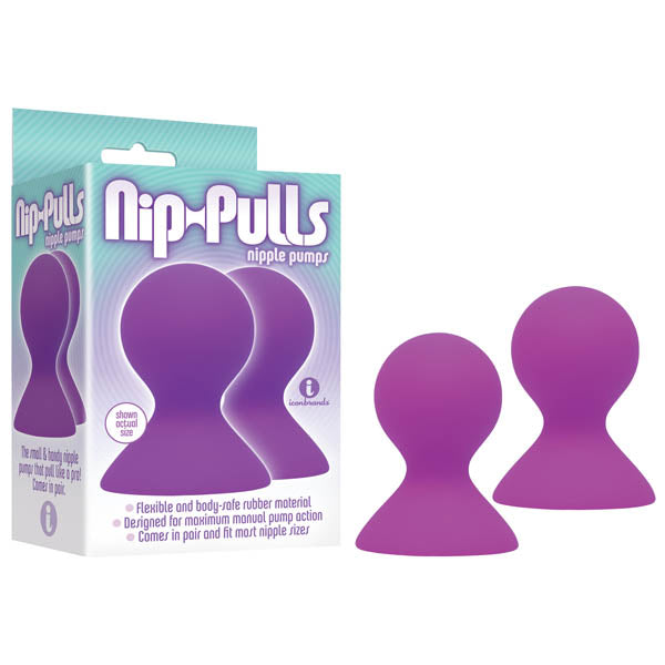 Icon Brands | Nip-Pulls - Purple Nipple Suckers - Set of 2