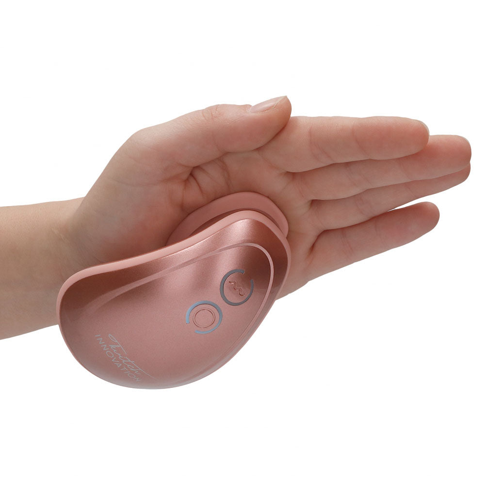 Shots Toys | Twitch 1 - Rose Gold USB Rechargeable Suction Vibrator