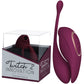 Shots Toys | Twitch 2 - Burgundy USB Rechargeable Suction Vibrator with Remote Vibrating Egg