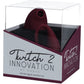 Shots Toys | Twitch 2 - Burgundy USB Rechargeable Suction Vibrator with Remote Vibrating Egg