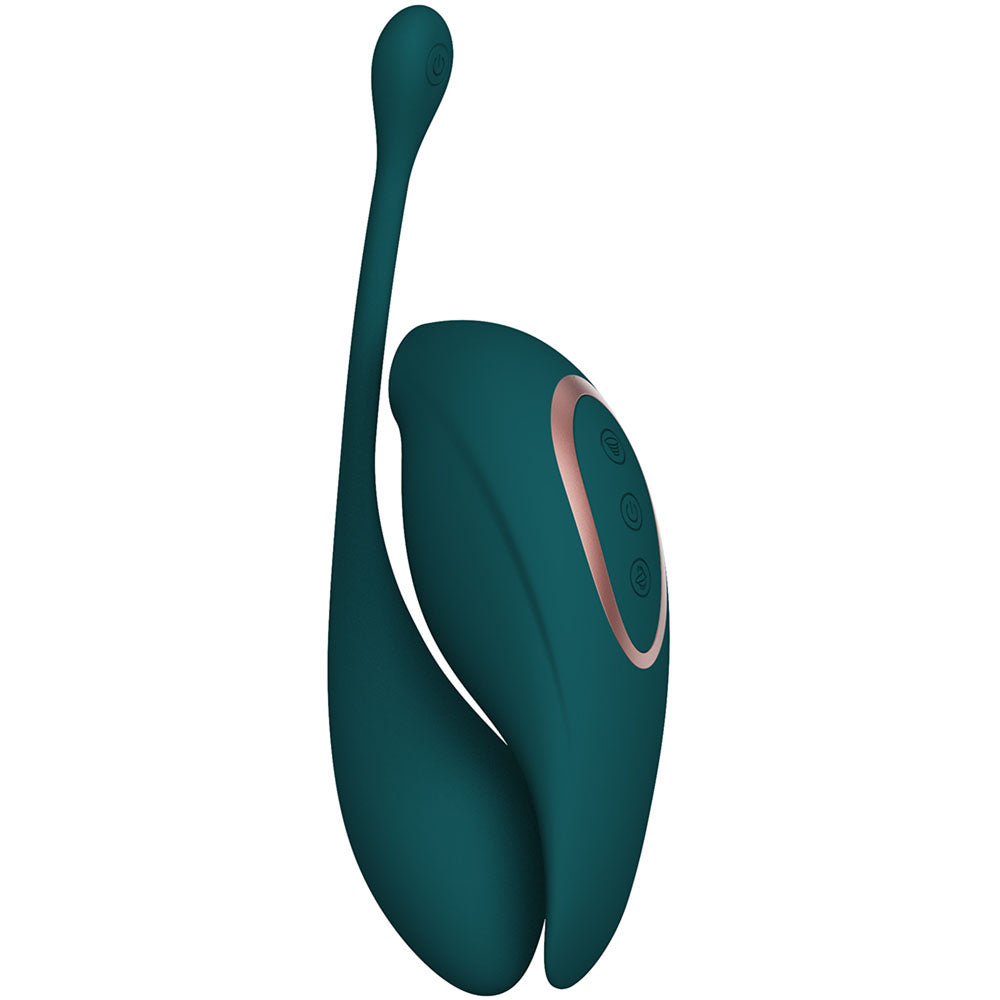 Shots Toys | Twitch 2 - Green USB Rechargeable Suction Vibrator with Remote Vibrating Egg