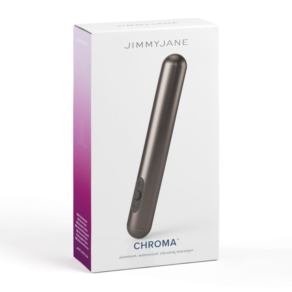 JimmyJane Chroma - Space Grey 14cm USB Rechargeable Bullet