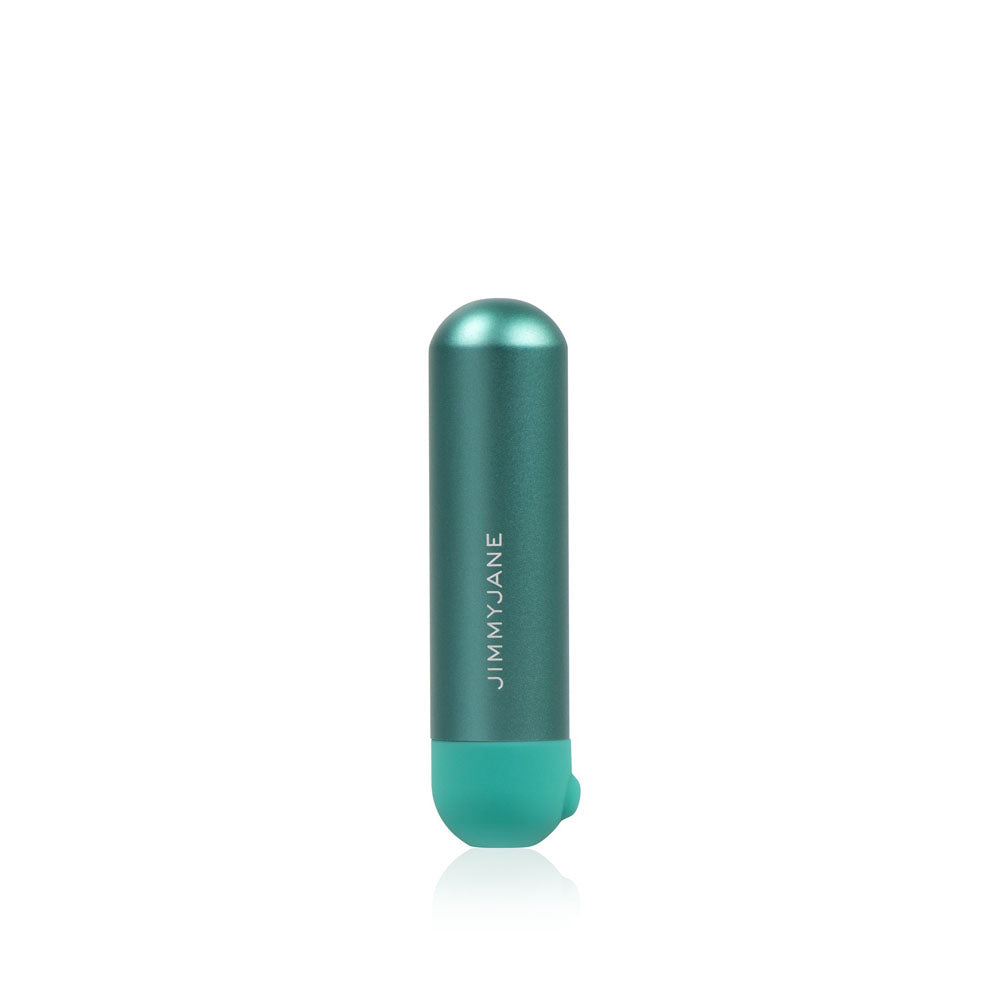 JimmyJane Mini Chroma - Teal 7.8cm USB Rechargeable Bullet with Wireless Remote