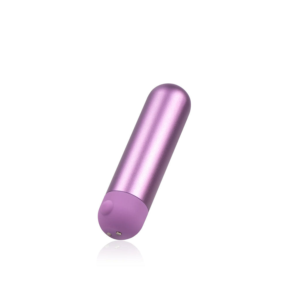 JimmyJane Mini Chroma - Purple 7.8cm USB Rechargeable Bullet with Wireless Remote