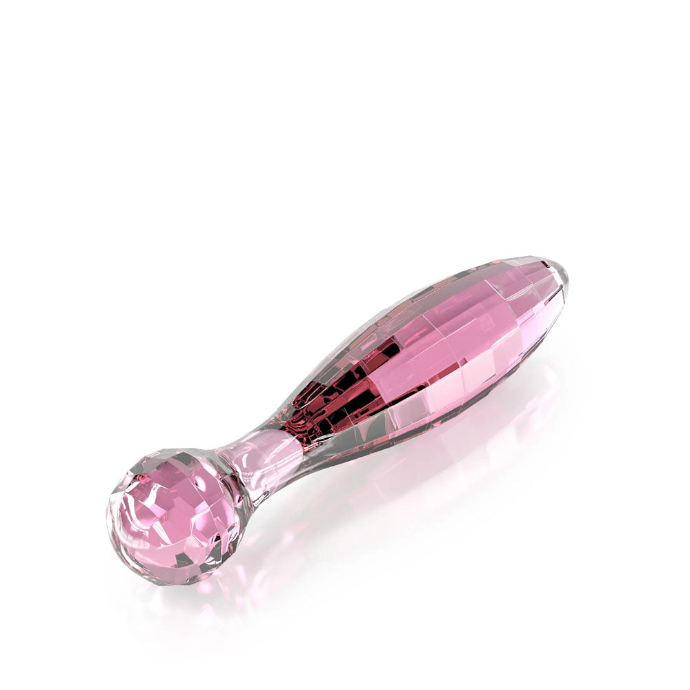 JimmyJane Dillenia Vetro - Pink Glass 16.3cm Dildo