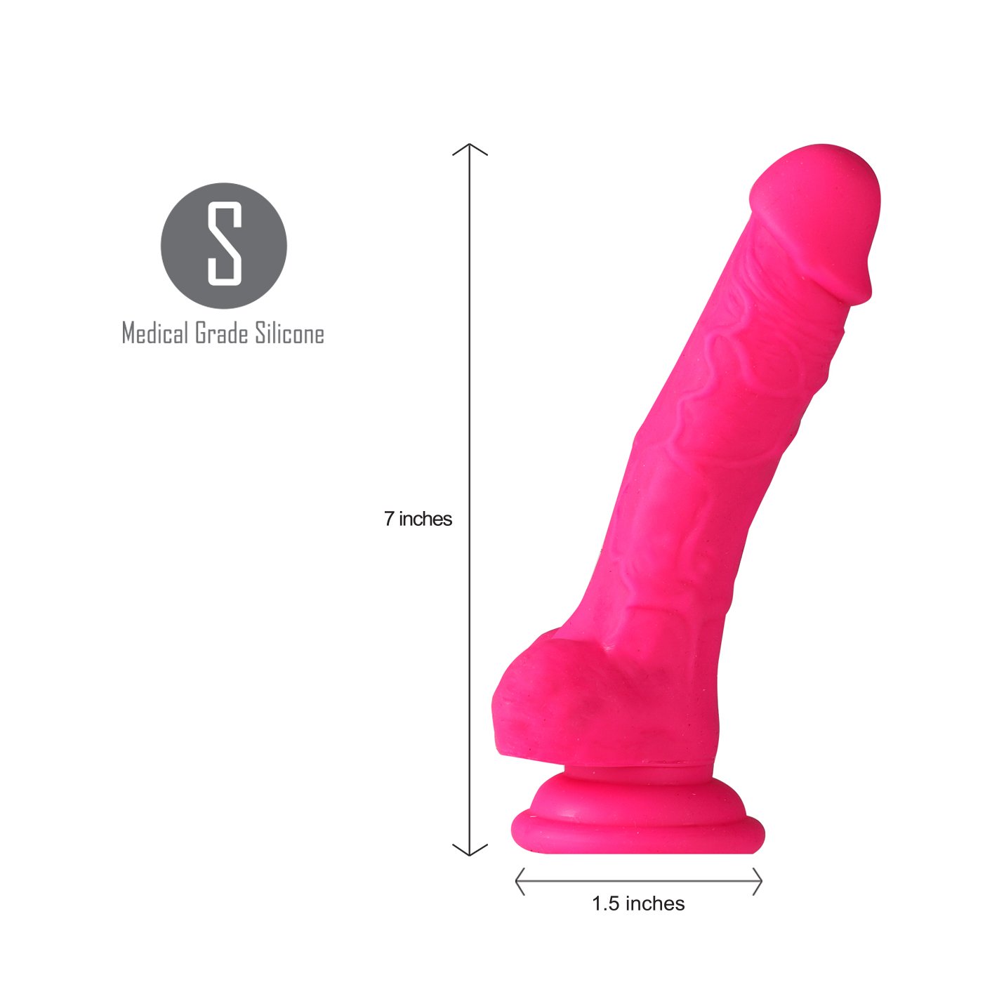 Maia Toys | Maia Billee Pink 20.3cm Dildo Dong