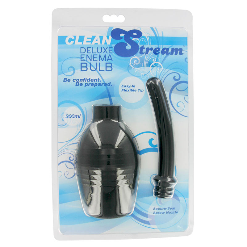 Cleanstream Deluxe Enema Bulb Black Douche