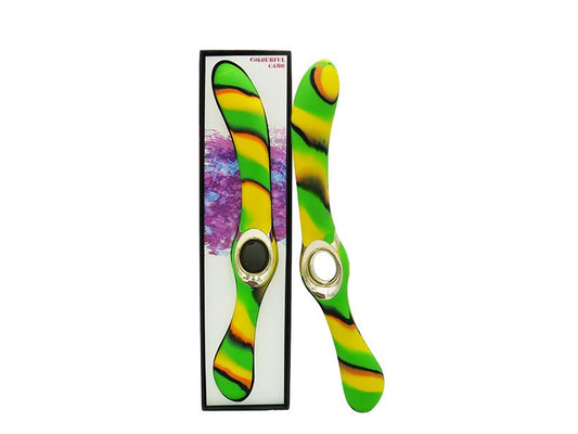 AAPD | Colourful Camo Entice Double Ended Vibrator Green