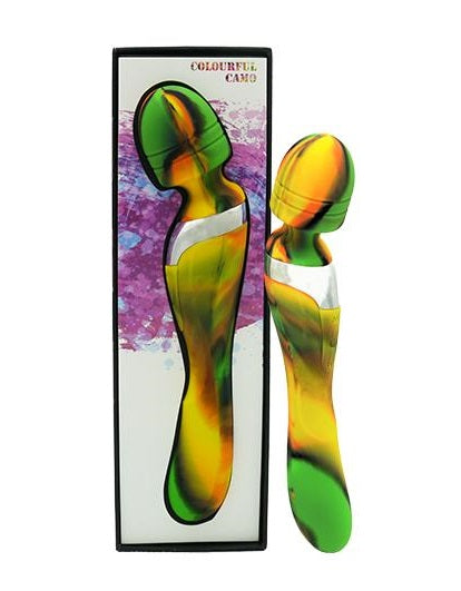 AAPD | Colourful Camo Beja 2in1 Vibrator Green