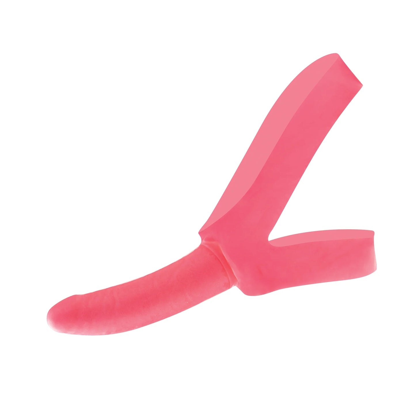 Lux Fetish The Original Facilitator - Facial Dildo Strap-On - Pink