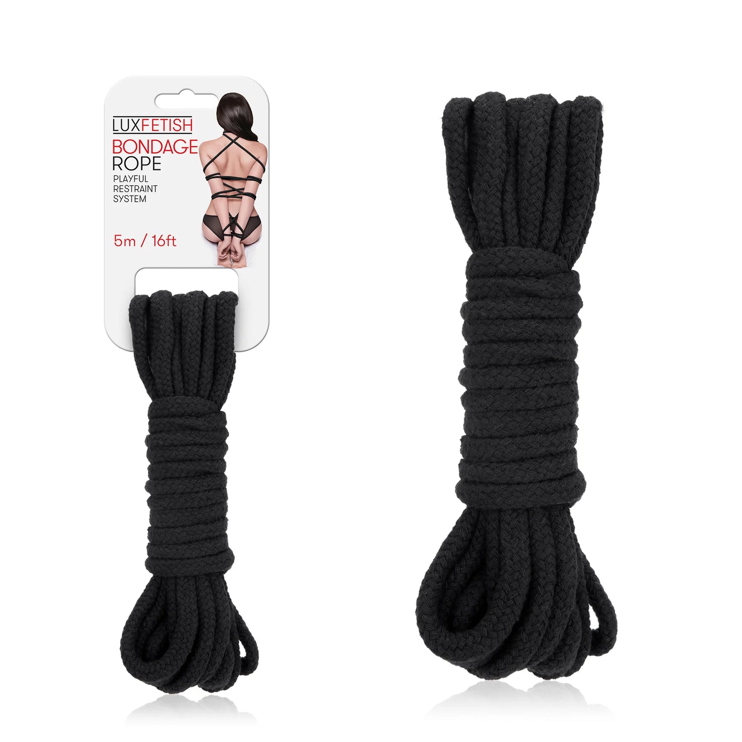 Lux Fetish Bondage Rope 5m - Black