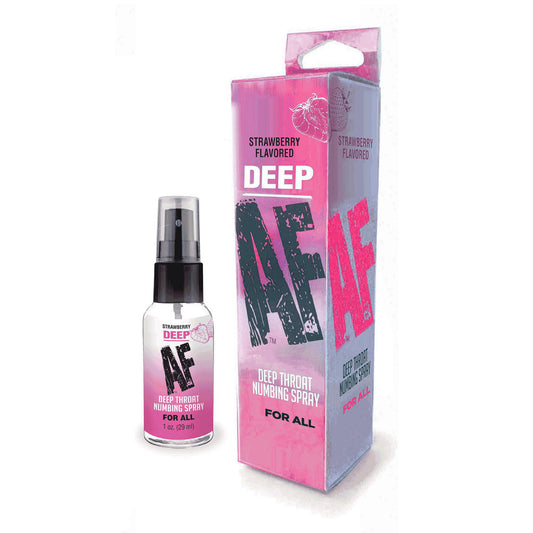 Little Genie | Deep AF - Strawberry Flavoured Deep Throat Spray 29ml