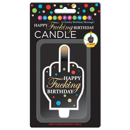 Little Genie | Happy Fuckng Birthday FU Finger Candle