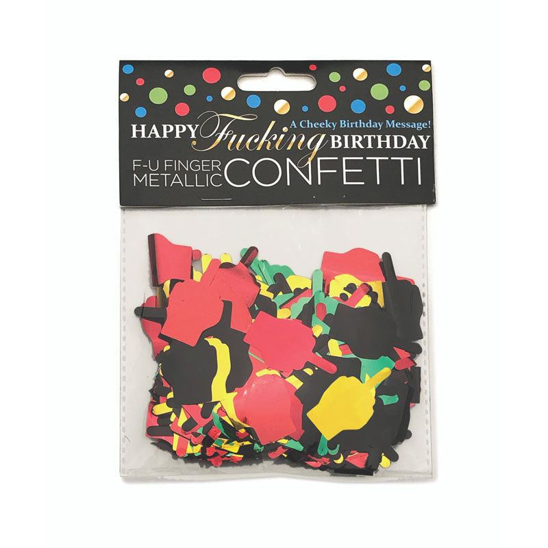 Little Genie | Happy Fucking Birthday FU Finger Confetti