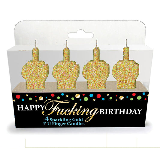 Little Genie | Happy Fucking Birthday FU Candle Set