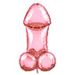 Little Genie | Glitterati - Penis Party Balloon Mylar Rose Gold 90cm