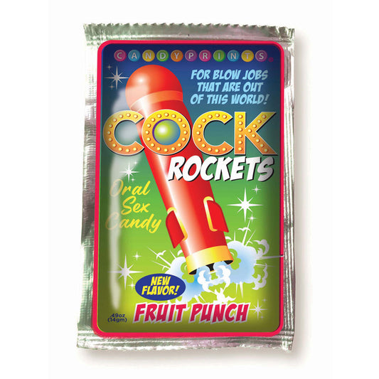 Little Genie | Cock Rockets - Fruit Punch Flavoured Oral Sex Candy - 15g