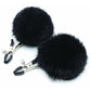 Little Genie | Sexy AF - Clamp Couture Black Puff Balls Nipple Clamps