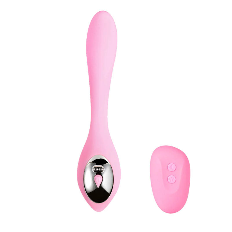 Maia Toys | Maia Harmonie Pink 21.6cm USB Rechargeable Vibrator with Wireless Remote