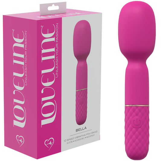 LOVELINE Bella - Pink 14cm USB Rechargeable Massage Wand Vibrator