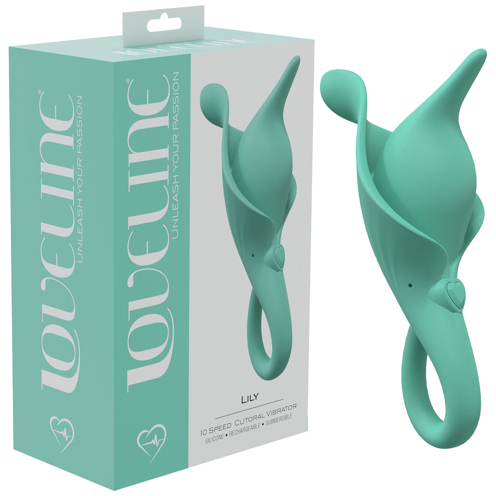 LOVELINE Lily - Green USB Rechargeable Stimulator Clitoral Vibrator