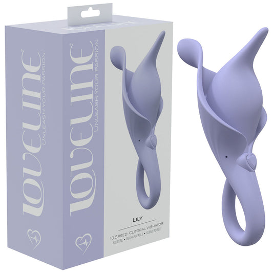 LOVELINE Lily - Lavender USB Rechargeable Stimulator Vibrator